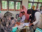 Satgas Covid-19 Palas giat Vaksinasi anak usia 6 -11 tahun, di SDN 0107 Tanjung Botung