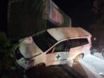 Ambulance Milik RSUD Tarutung Tabrakan, 2 Korban Luka Ringan