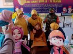Babinsa dan Bhabinkamtibmas Aktif Lakukan Pendampingan Vaksinasi Anak Usia 6-11 Tahun