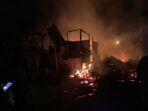 Dua Unit Rumah di Blangpidie Dilalap Si Jago Merah
