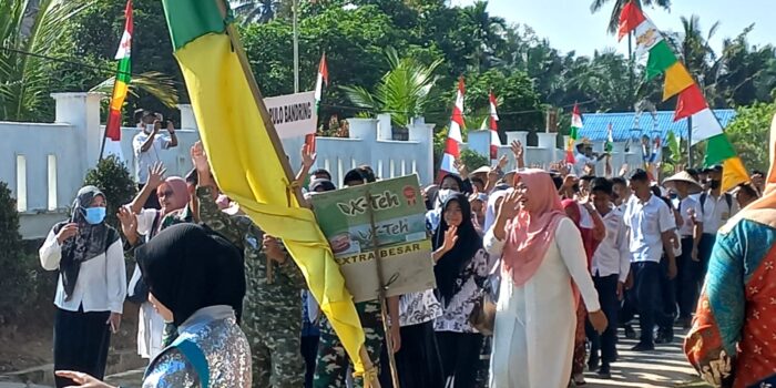 530 Peserta Meriahkan Pawai Taaruf MTQ Tingkat Kecamatan Pulo Bandring