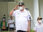 Plt Bupati Langkat Pimpin Apel Pencegahan dan Penanganan Omicron dan Pelepasan Mahasiswa KKN