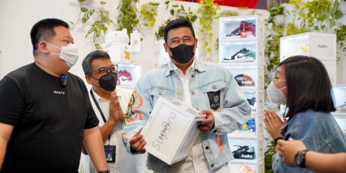 Kunjungi Pameran Produk Startup Anak Medan, Bobby Nasution Support Penuh UMKM Kreatif