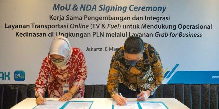 PLN Integrasikan e-Transport dengan Grab for Business untuk Optimalkan Layanan Transportasi Bagi karyawan PLN