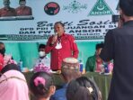 PDI Perjuangan dan GP Ansor Peringati HUT Bersama dengan Baksos di Sergai