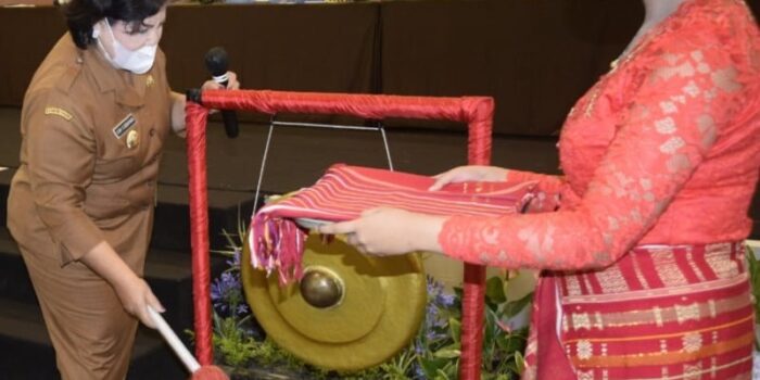 Musrenbang RKPD Kabupaten Karo Tahun 2023, Cory Pukul Gong Tiga Kali