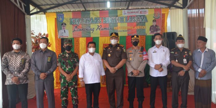 Walikota Langsa Launching Rumah Restorative Justice
