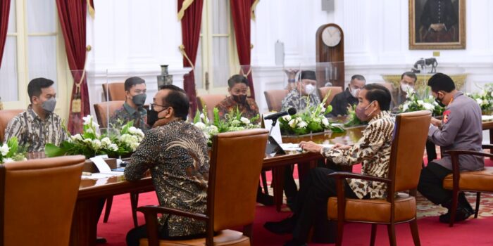Presiden Audiensi dengan 12 Organisasi Mahasiswa dalam Kelompok Cipayung Plus