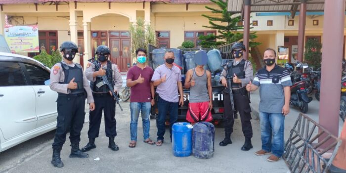Polres Langsa Amakan Pelaku Penimbunan Solar