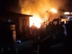 Sijago Merah Kembali Beraksi, Satu unit Kios di Desa Perbatasan Terbakar