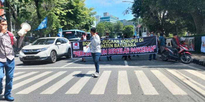 Gebrak Demo di Kantor BPK Sumut Minta APH Bongkar Dugaan Korupsi di Batu Bara