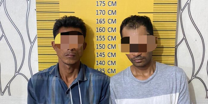 Polisi Grebek Sebuah Rumah, Dua Pria Diamankan Diduga Terlibat Sabu