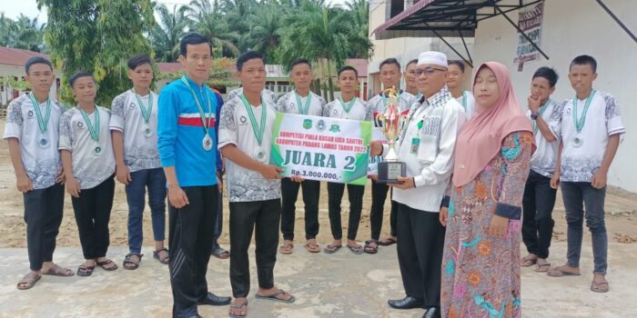 Ponpes Gunung Selamat Sambut Juara II Kompetisi Liga Santri Piala KASAD