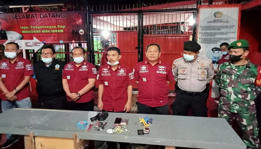 lapas panyabungan gelar razia