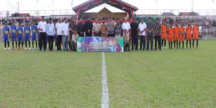 Dandim 0104/Atim Buka Liga Santri Piala KASAD Tahun 2022