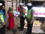 Satlantas Polres Abdya Berikan Paket Sembako ke Masyarakat