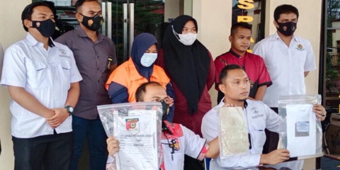 polres langsa tahan oknum