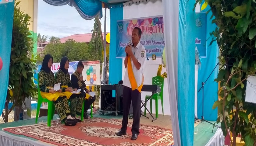 smpn 1 jeumpa rayakan milad