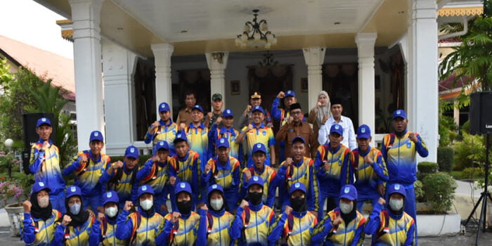 Wakil Wali Kota Langsa Lepas 123 Atlet Ikuti Popda Aceh XVI 2022