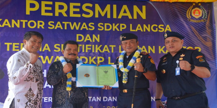 wali kota langsa sertifikat