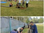 Pemuda Prisma Ie Dingen Meukek Gotong Royong Bersihkan Lapangan Bola Kaki