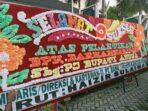 Papan Ucapan Selamat Pelantikan Pj Bupati ABDYA Berjejeran di Area Meuligoe Gubernur Provinsi Aceh