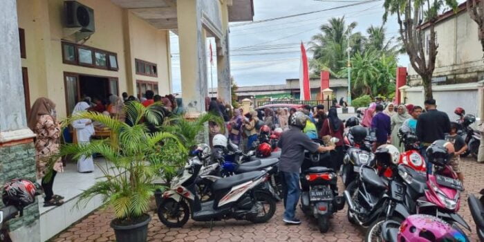 Peserta Pendaftaran Fun Walk di Aceh Selatan Membludak