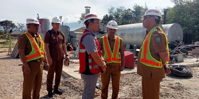 Bupati Tinjau Kesiapan PT Jaya Kontruksi Untuk Bangun Jalan Nasional di Madina