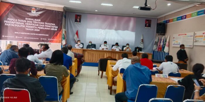 KPU Karo Gelar Verifikasi Administrasi Parpol Calon Peserta Pemilu 2024