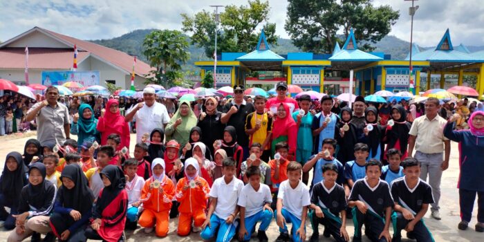 Bupati Madina Buka Pangelaran Drumband Tingkat Kecamatan Kotanopan