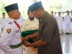 Plt Bupati Langkat Kukuhkan 58 Anggota Paskibraka