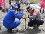Pelihara Keasrian Wilayah Pesisir, Polres Abdya Tanam 3.500 Ribu Bibit Mangrove
