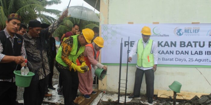 Pj Bupati Abdya Lakukan Peletakan Batu Pertama di Yayasan Ibnu Sina Global Ehsan Relief