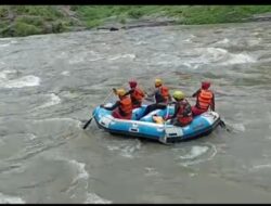 Upaya Pencarian Mahasiswa Hanyut di Sungai Bah Bolon  Terus Dilakukan