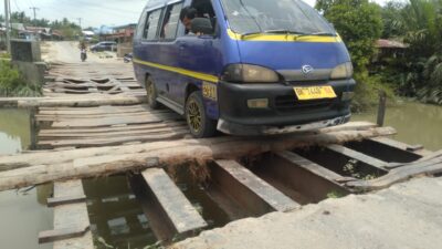 Jembatan Provinsi  di Sergai Rusak Berat dan Sudah Banyak Makan Korban