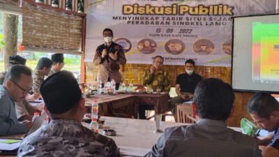 Simpan Situs Sejarah, Pemkab Diminta Amankan Singkil Lamo