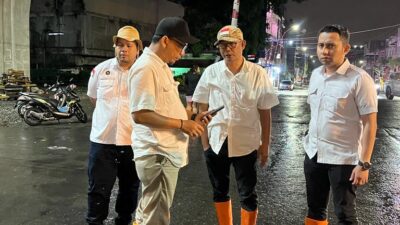 Medan Kota dan Dinas PU Gerak Cepat Tangani Banjir di Jalan Thamrin