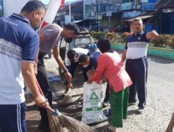 Polres Madina dan Forkopimda Gelar Gotong Royong di Panyabungan