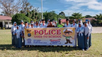 Polres Palas Sosialisasi Aturan Tertib Berlalulintas di SMAN 1 Ulu Barumun