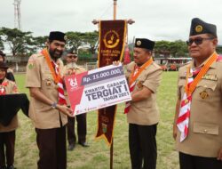 Pramuka Kota Langsa Raih Kwarcab Tergiat I se- Aceh