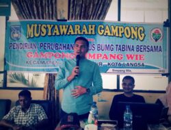 Camat Langsa Timur Kunker ke Simpang Wie