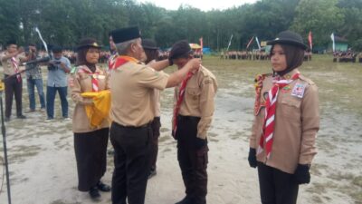 768 Peserta Ikuti Perkemahan Pramuka Santri ke-II di Buper Darurrisalah Padang Hunik