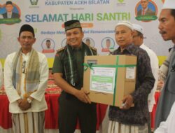 Dandim 0107/Aceh Selatan Hadiri Peringatan Hari Santri Nasional ke-8 Tahun 2022