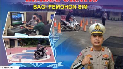 Satlantas Polres Madina Buka Bimbel Gratis Bagi Pemohon SIM