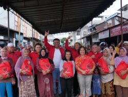 Bawa 6000 Paket Sembako! PDI Perjuangan Sumut Tuntaskan Silaturahmi Partai di Labuhanbatu Raya
