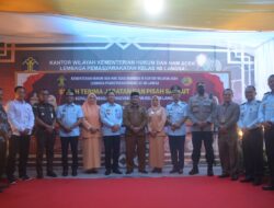 PJ Walikota Langsa Hadiri Lepas Sambut Kalapas Kelas II Langsa