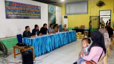 Dukung Penanganan Stunting di Kelurahan Pekan Labuhan, PUD Pasar Bantu Bahan Pangan