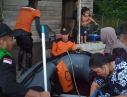 BPBD Aceh Selatan Evakuasi Warga Terdampak Banjir ke Shelter Pengungsian BPBA