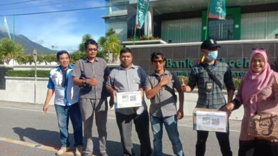 Wartawan Aceh Selatan Galang Dana Bantuan Banjir