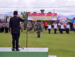 Pemkab Karo Bersama Forkopimda Gelar Apel Kesiapsiagaan Bencana